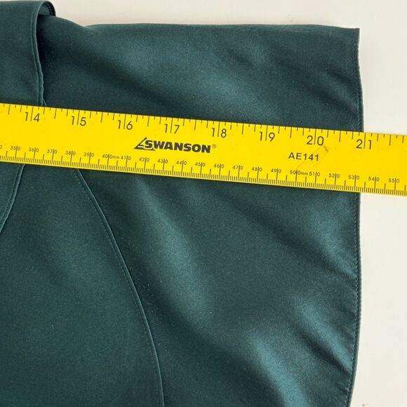 Talbots Green Silk Sleeveless Tiered Blouse 2P - Picture 2 of 6